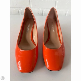 Shoes Heels Block By Clothes Mentor In Orange, Size: 8 High Top Style Mesh Upper