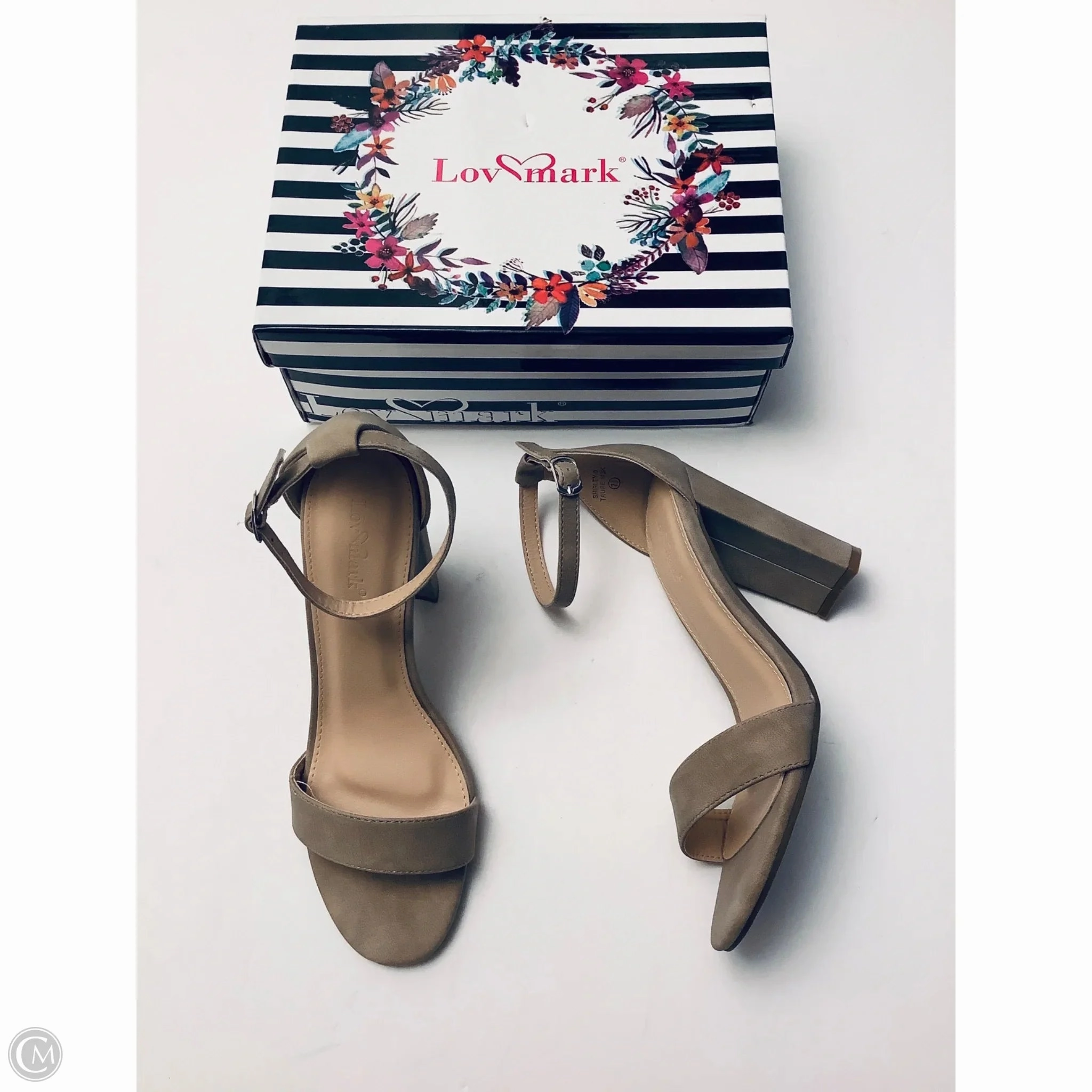 Shoes Heels Block By Clothes Mentor In Tan, Size: 7.5 Modern Fashion Sandals