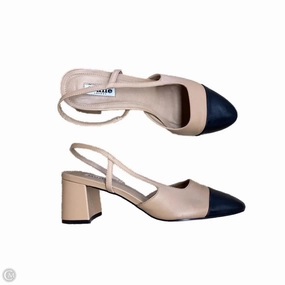 Heel shoes Shoes Heels Block By Clothes Mentor In Tan, Size: 8