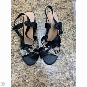 Narrow Fit Shoes Heels Block By Cmf In Black, Size: 11