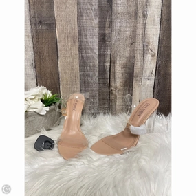 Comfortable Foot Feel Shoes Heels Block By Cmf In Pink, Size: 9.5