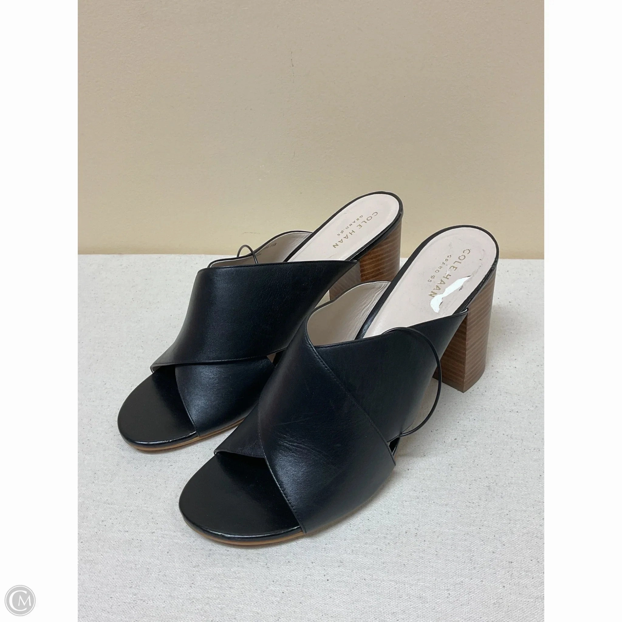 Shoes Heels Block By Cole-haan In Black, Size: 10 Smooth Surface Comfortable to walk
