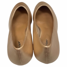 Laced Shoes Heels Block By Comfortview In Gold, Size:12