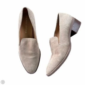 Shoes Heels Block By Crown Vintage In Beige, Size: 7.5 Modern Heels Winter Sandals