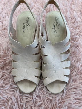 Shoes Heels Block By Dexflex In Pink, Size: 8 Round Toe Multi Directional