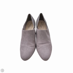 Anti Odor Feature Shoes Heels Block By Dexflex In Taupe, Size: 9