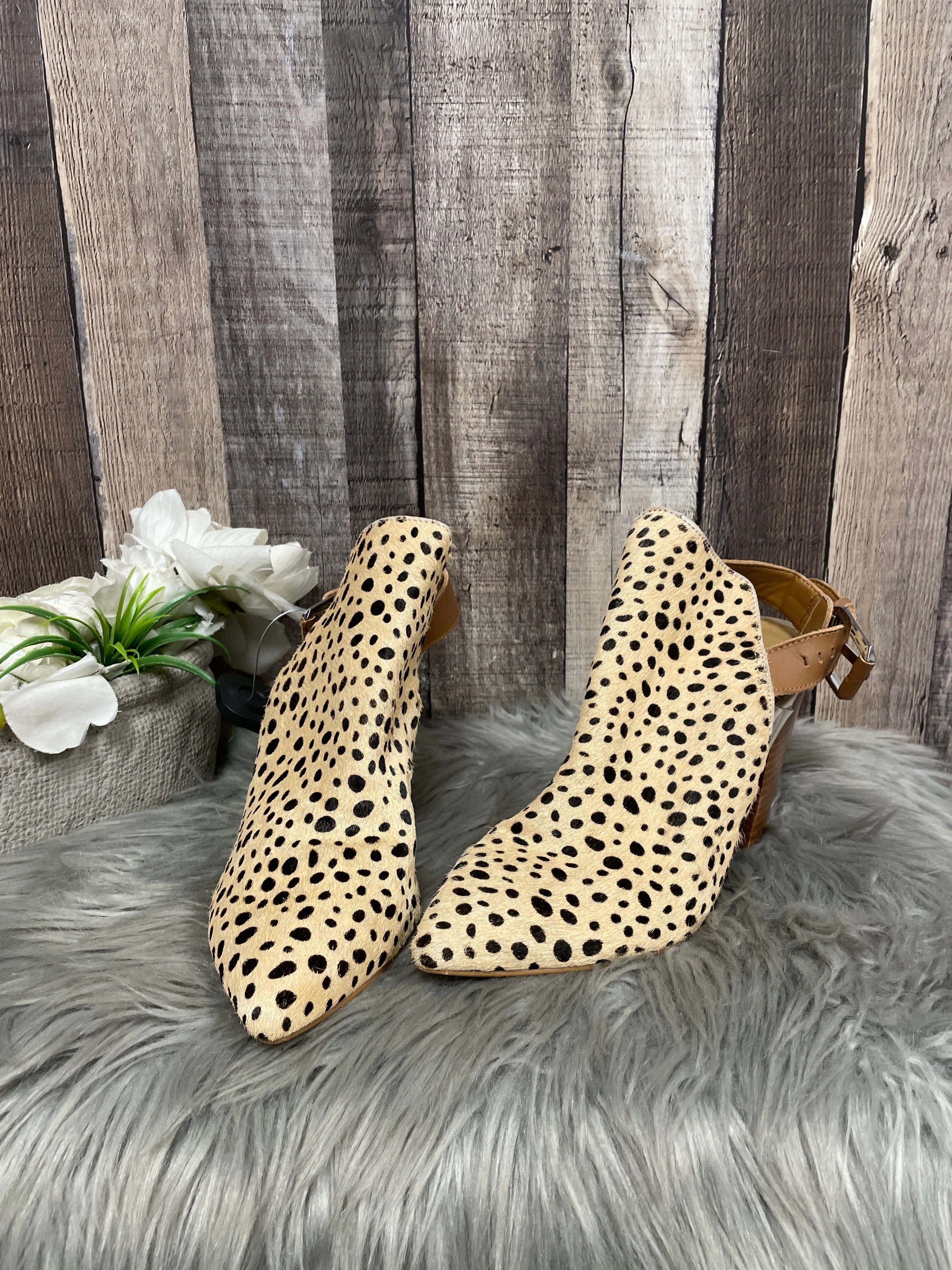 High Heel Pumps Shoes Heels Block By Dolce Vita In Animal Print, Size: 8
