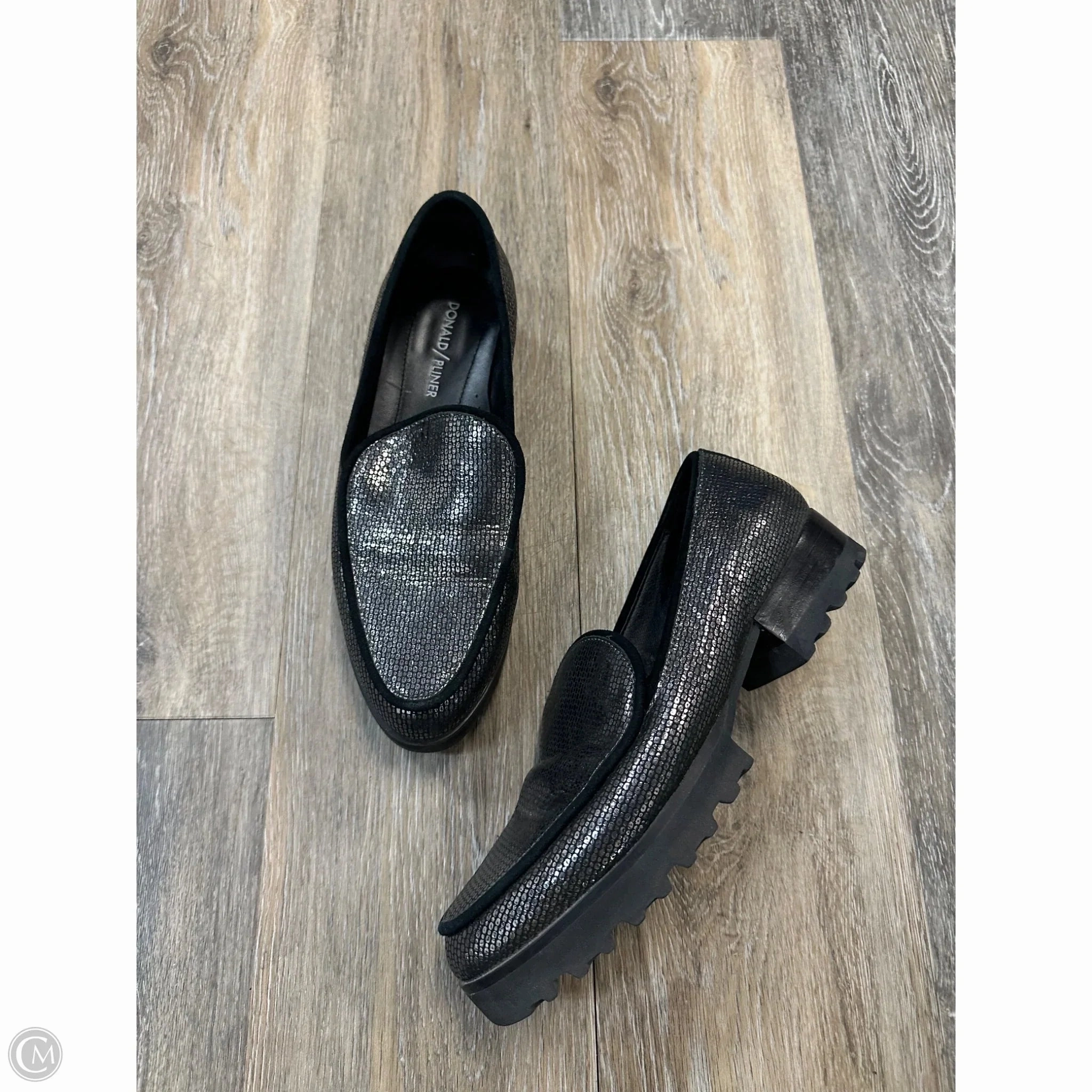 Shoes Heels Block By Donald Pliner In Silver, Size: 8 Summer Sandals