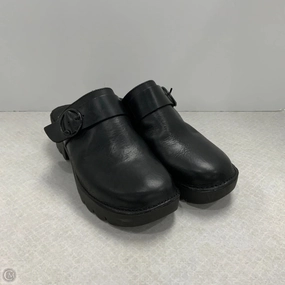 Textured Heels Shoes Heels Block By Fly London In Black, Size: 10