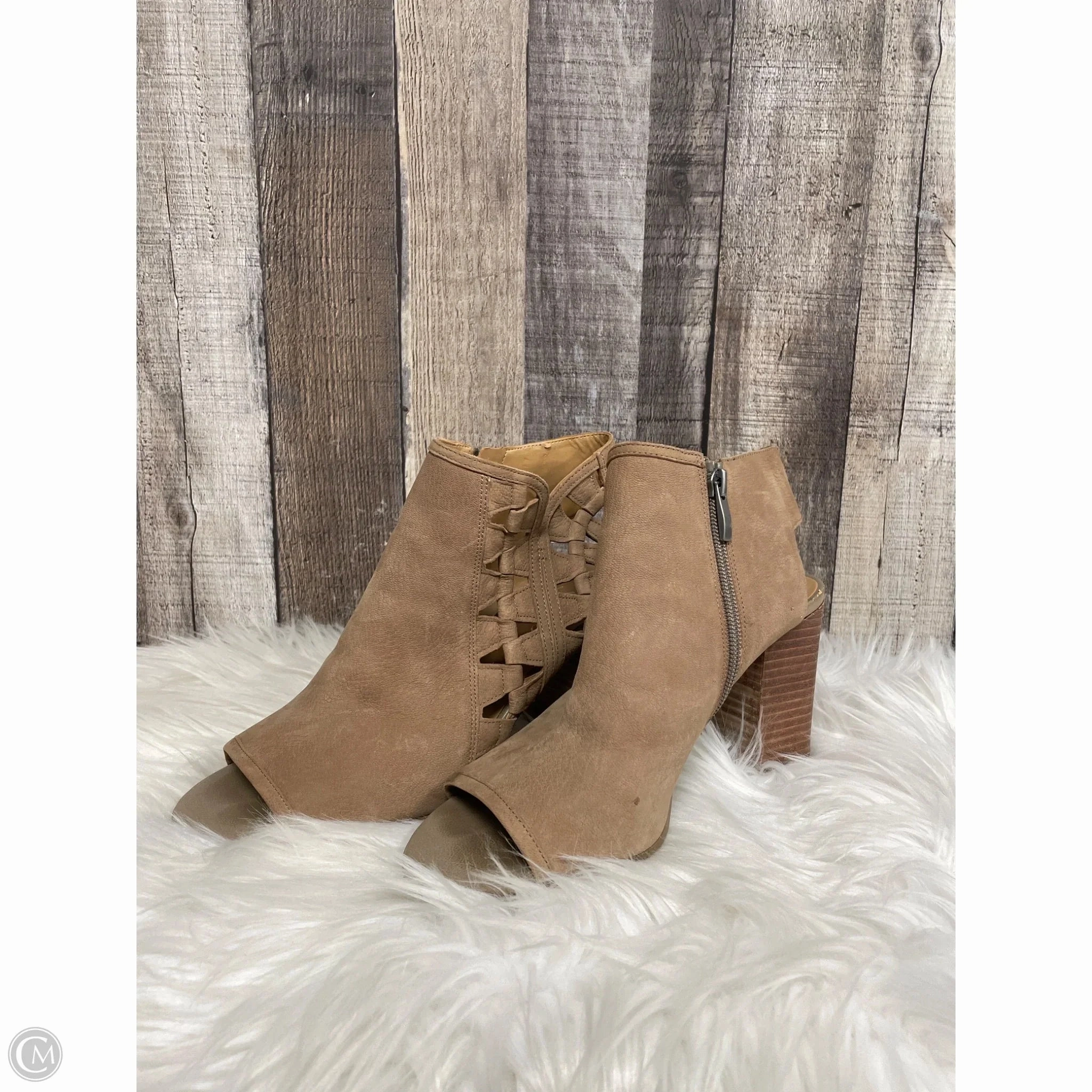 Shoes Heels Block By Franco Sarto In Brown, Size: 9 Christmas Party Heels