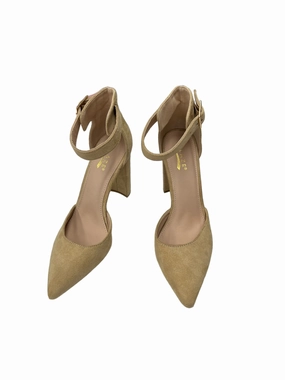 Comfortable Upper Shoes Heels Block By GLAZE  Size: 9