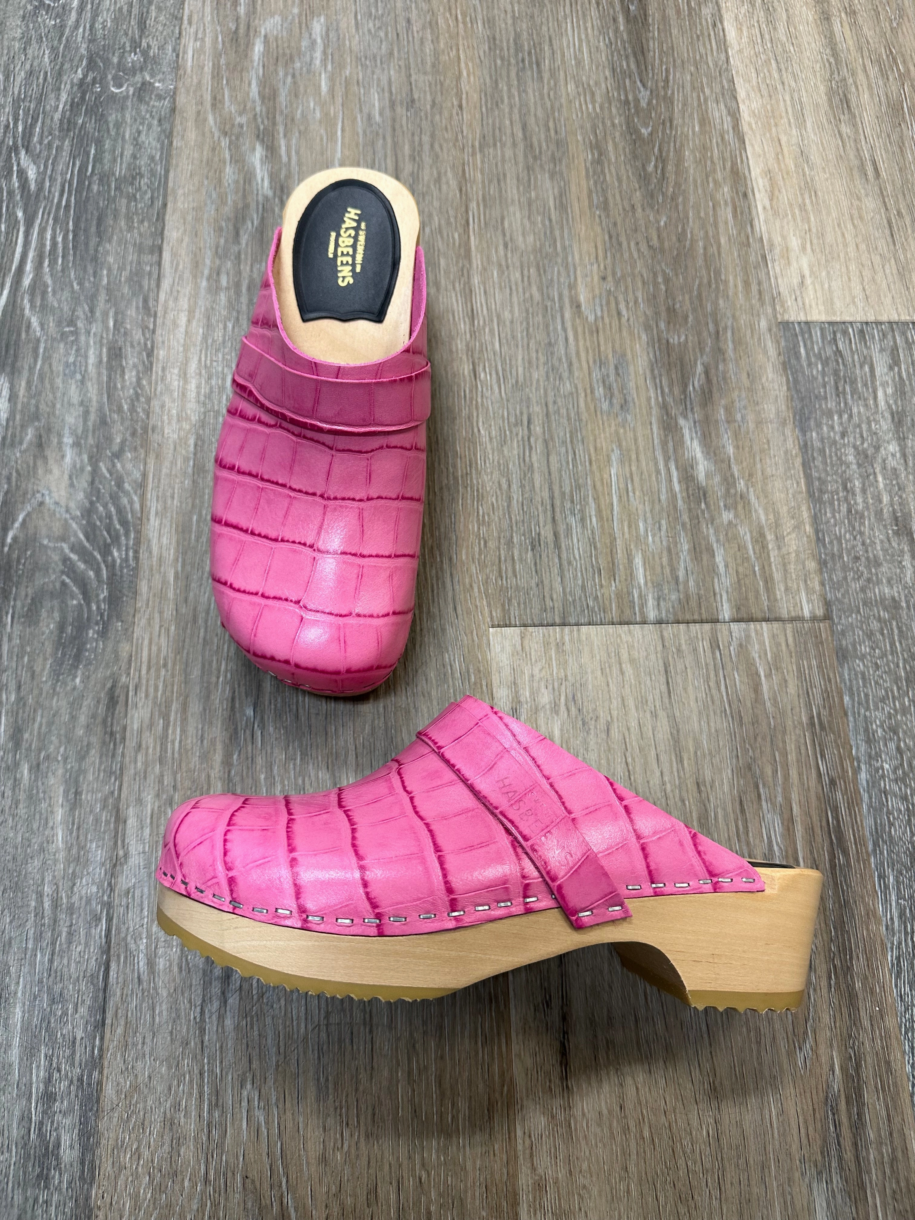 Shoes Heels Block By Hasbeens In Pink, Size: 6 Flexible Soles Fashion Booties