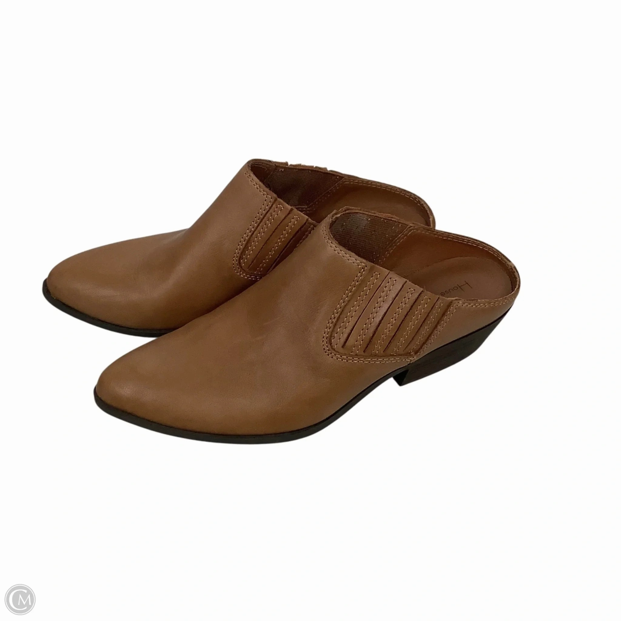 Shoes Heels Block By House Of Harlow In Tan, Size: 7 Elastic laces