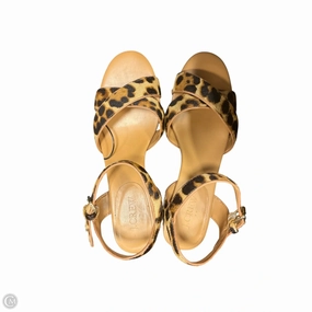 Durable Construction Wide fit Shoes Heels Block By J. Crew In Animal Print, Size: 7.5