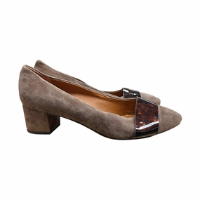 Shoes Heels Block By J Mclaughlin In Brown, Size:7.5 Glamorous Stilettos