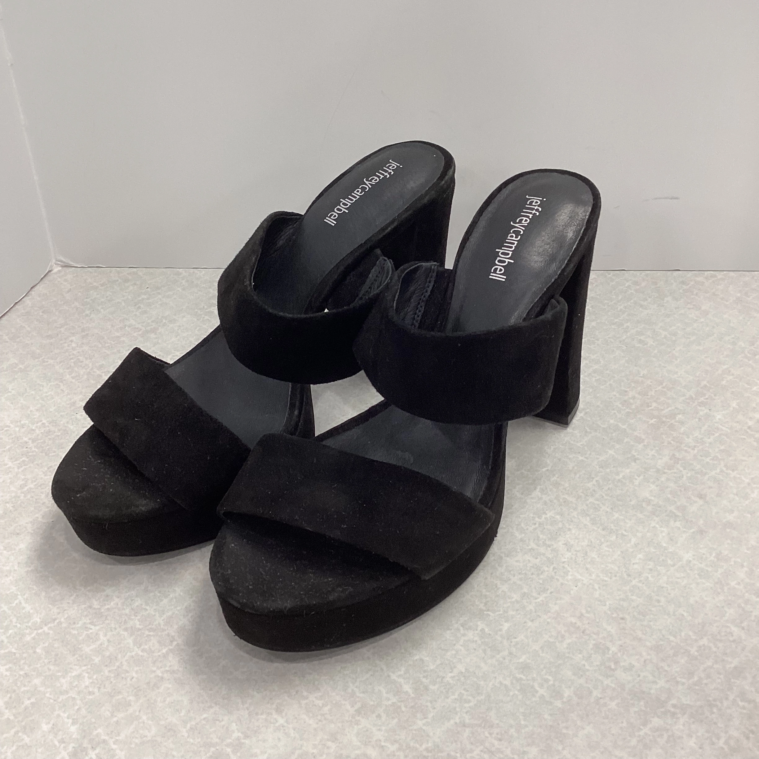 Glamorous Heels Shoes Heels Block By Jeffery Campbell In Black, Size: 10