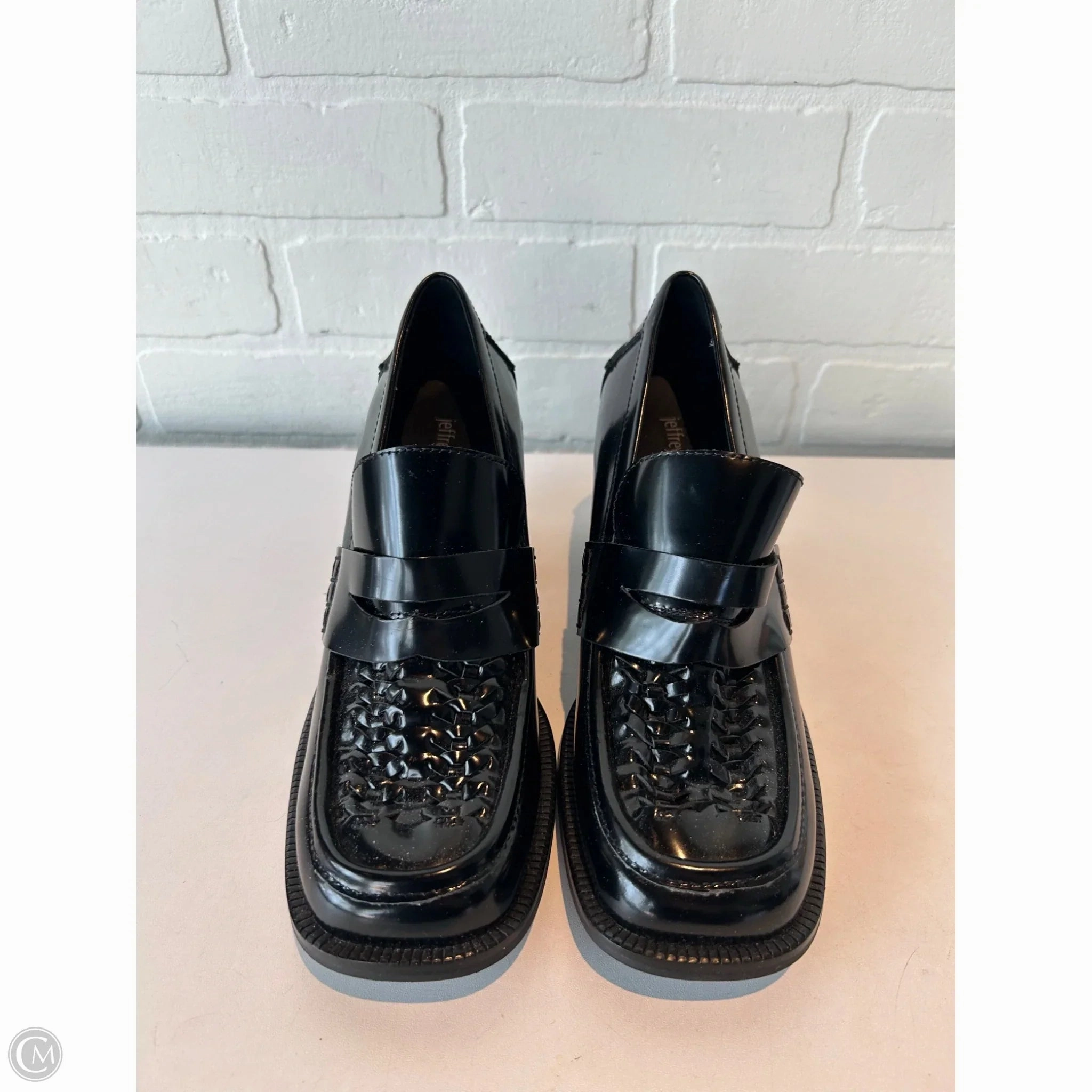 Premium Sandals Shoes Heels Block By Jeffery Campbell In Black, Size: 8.5