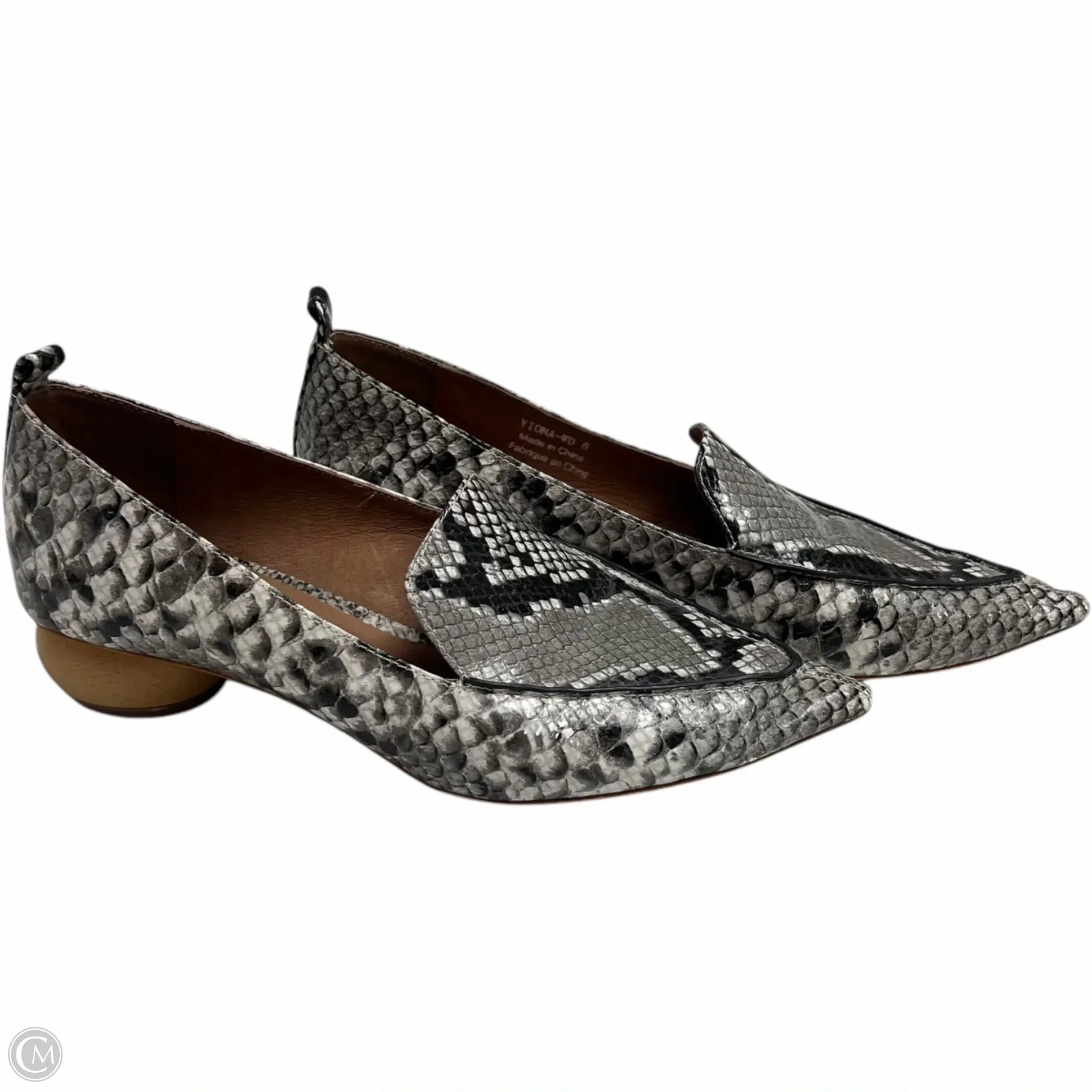Shoes Heels Block By Jeffery Campbell In Snakeskin Print, Size: 8 Breathable