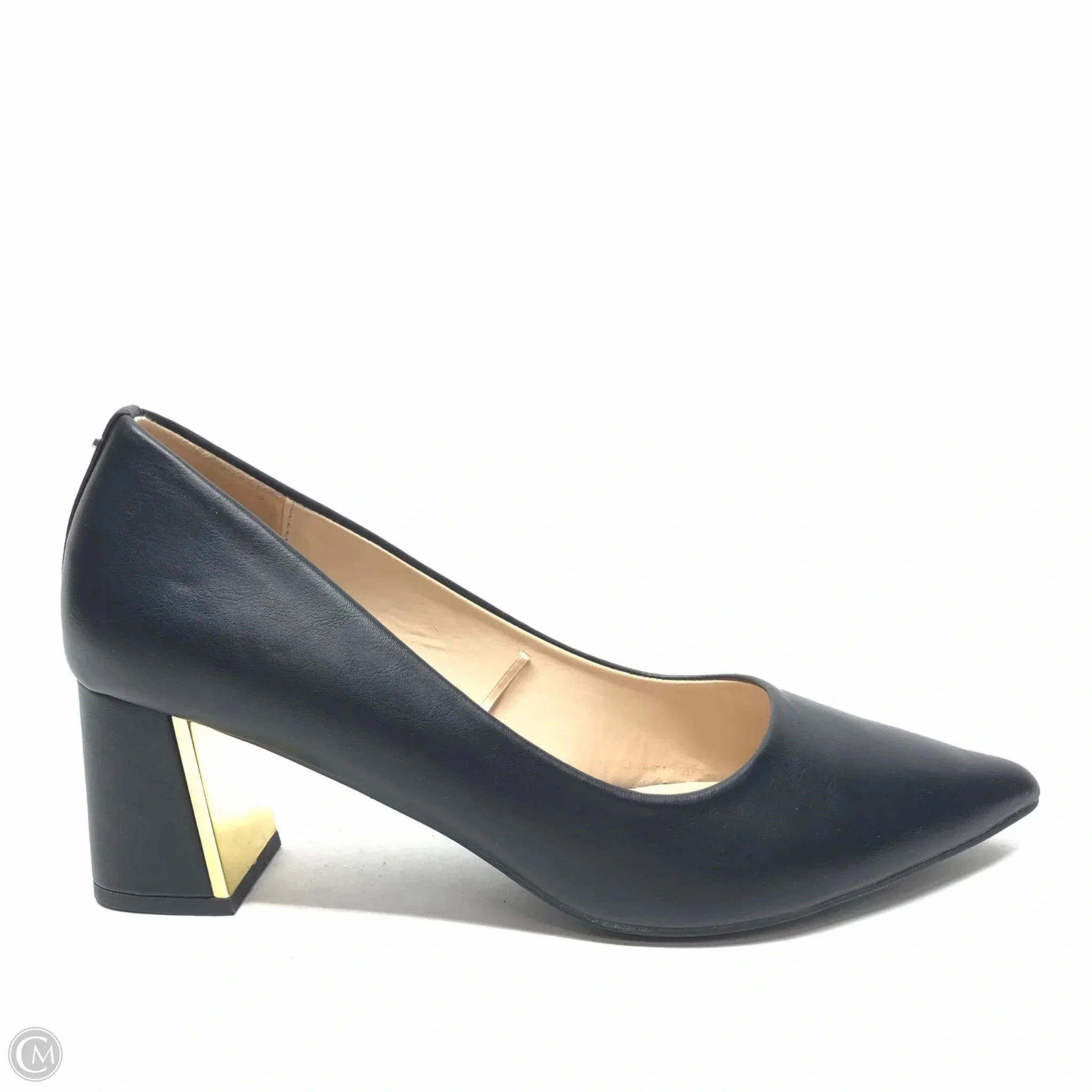 Classic White Heels Professional Heels Shoes Heels Block By Jones New York In Black, Size: 10