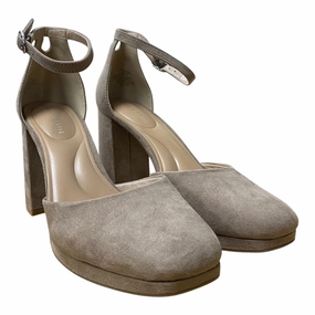 Shoes Heels Block By Kelly And Katie In Tan, Size:9 Breathable