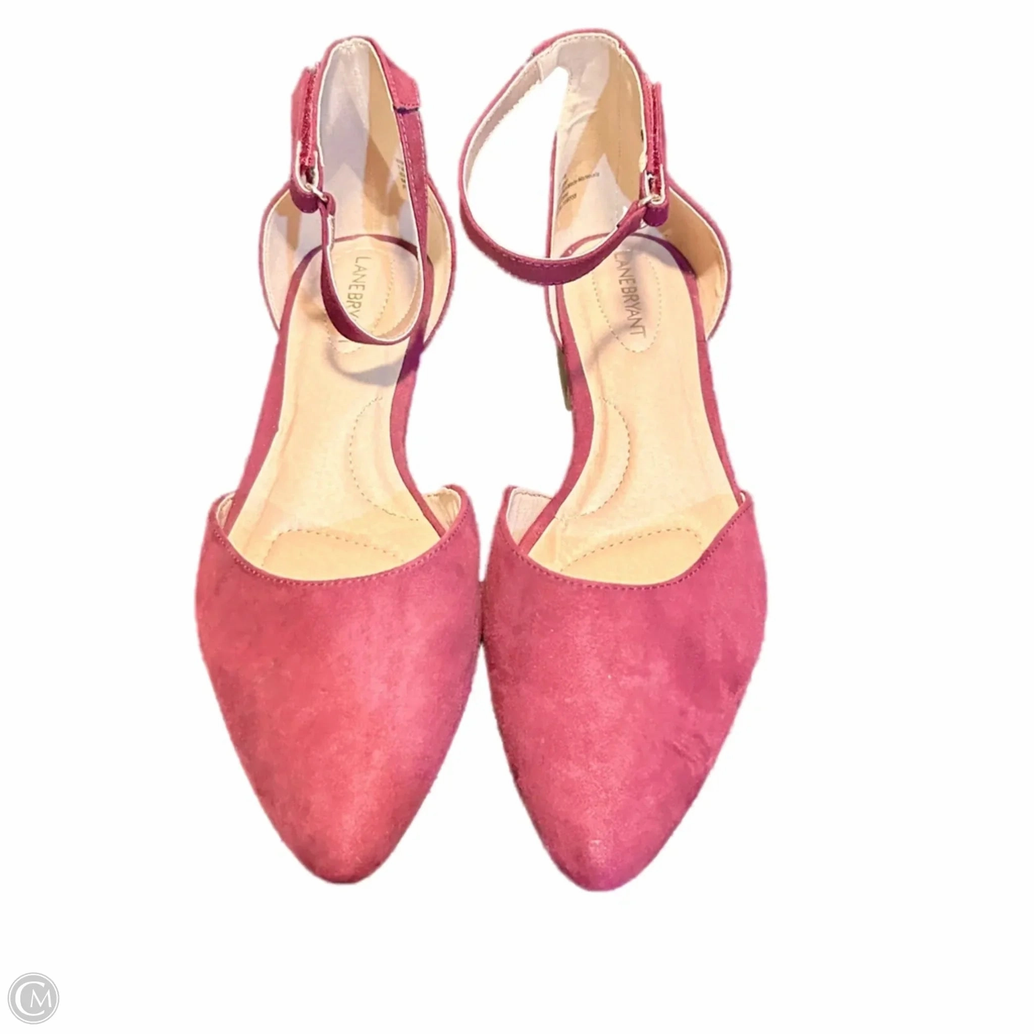 Shoes Heels Block By Lane Bryant In Maroon, Size: 11 Classic Heels