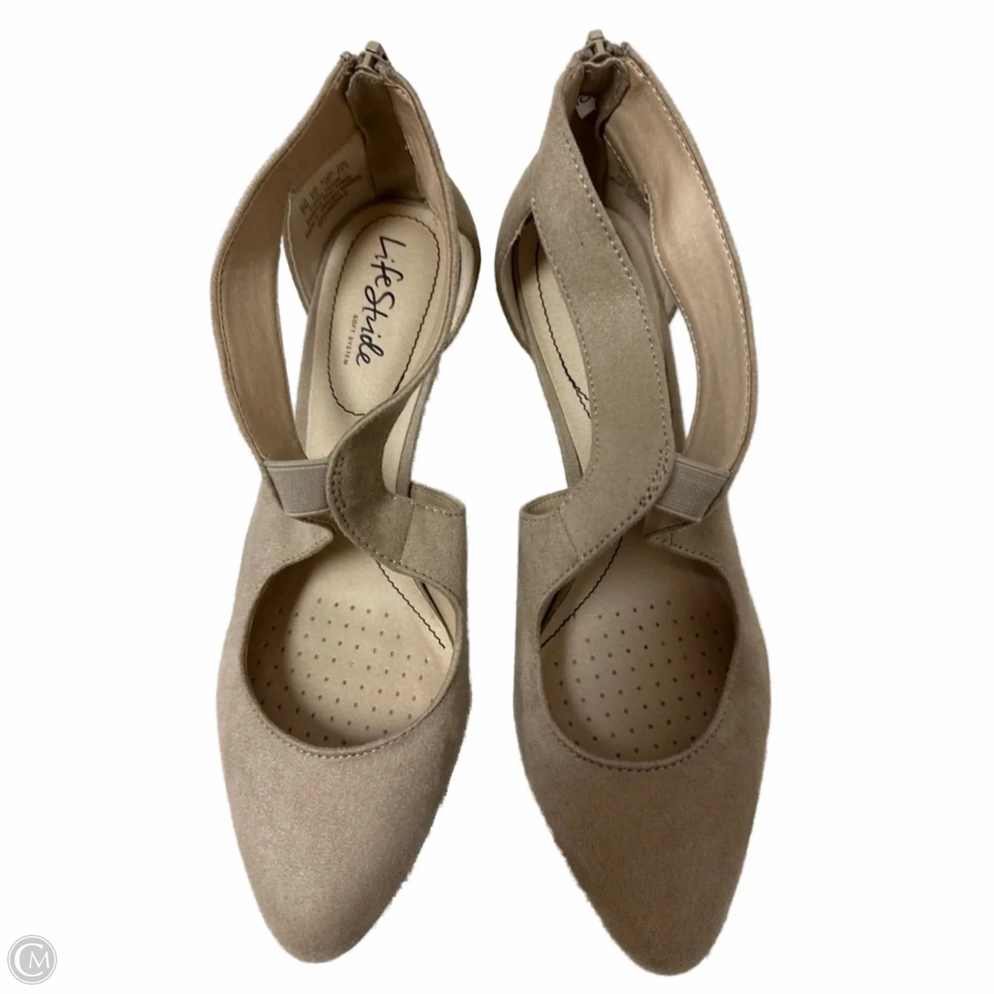 Shoes Heels Block By Life Stride In Cream, Size: 9 Luxe Heels Platform Heels