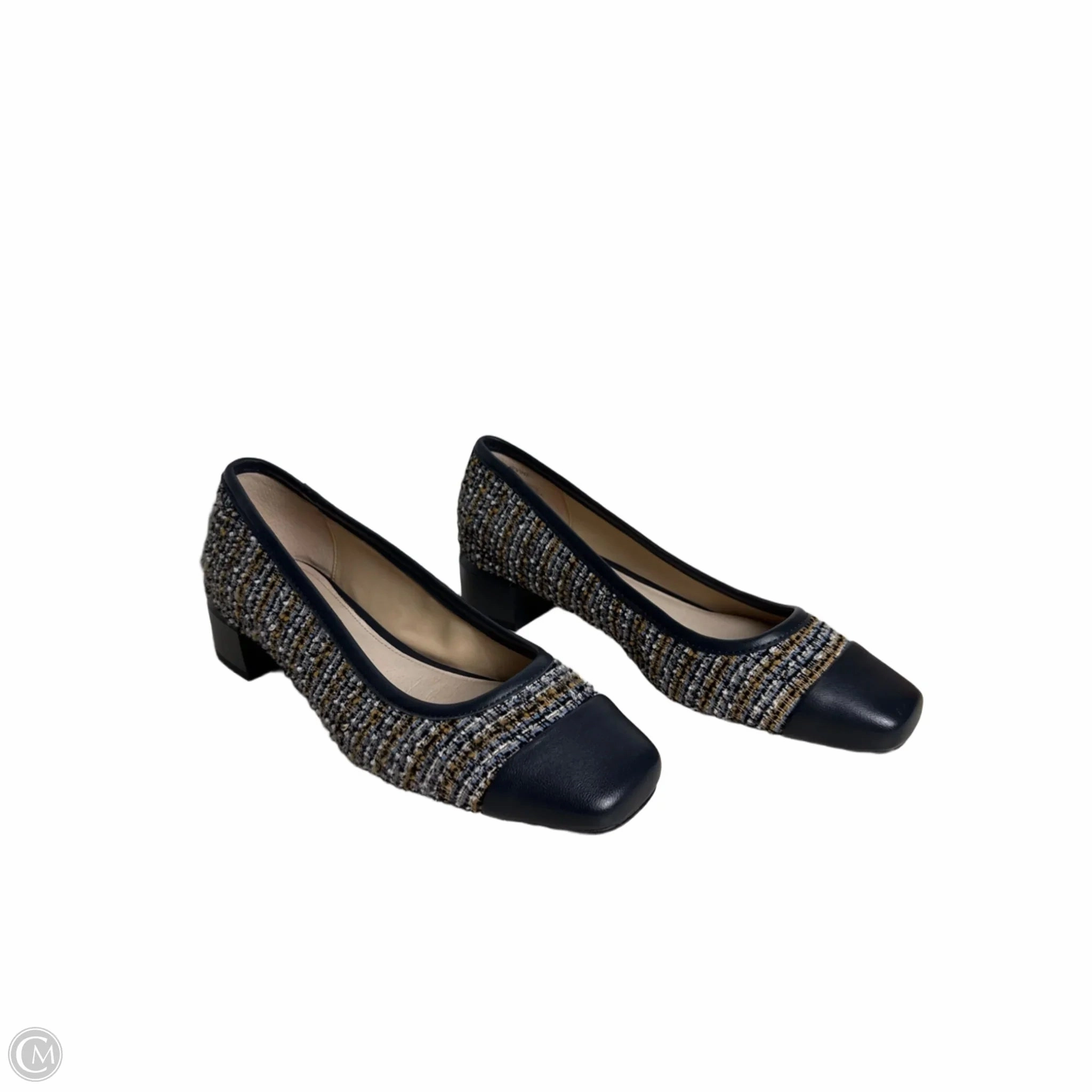 Anti Bacterial Shoes Heels Block By Liverpool In Navy, Size: 8