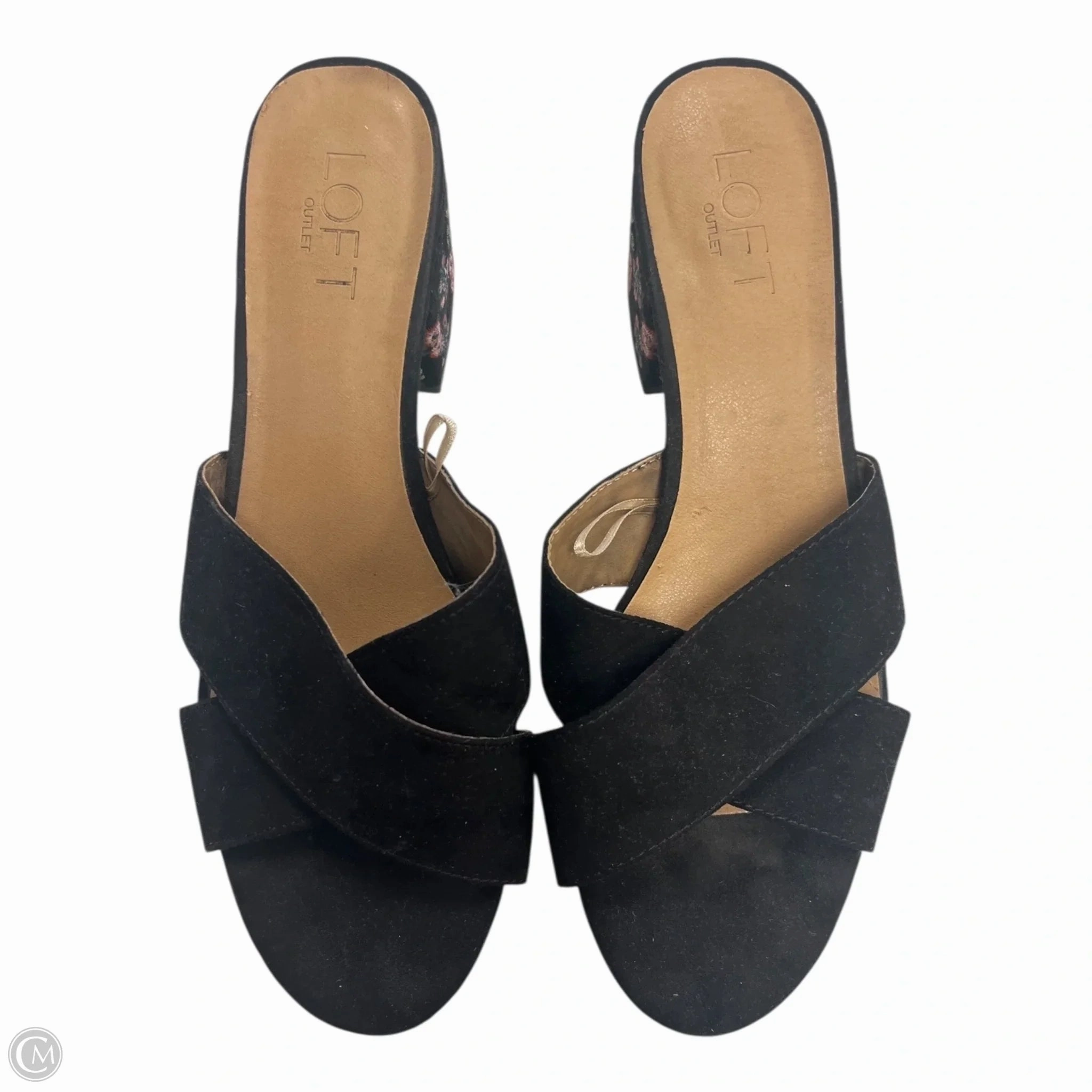 Stylish Design Luxe Wedding Footwear Shoes Heels Block By Loft In Black, Size: 8