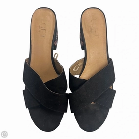 Stylish Design Luxe Wedding Footwear Shoes Heels Block By Loft In Black, Size: 8