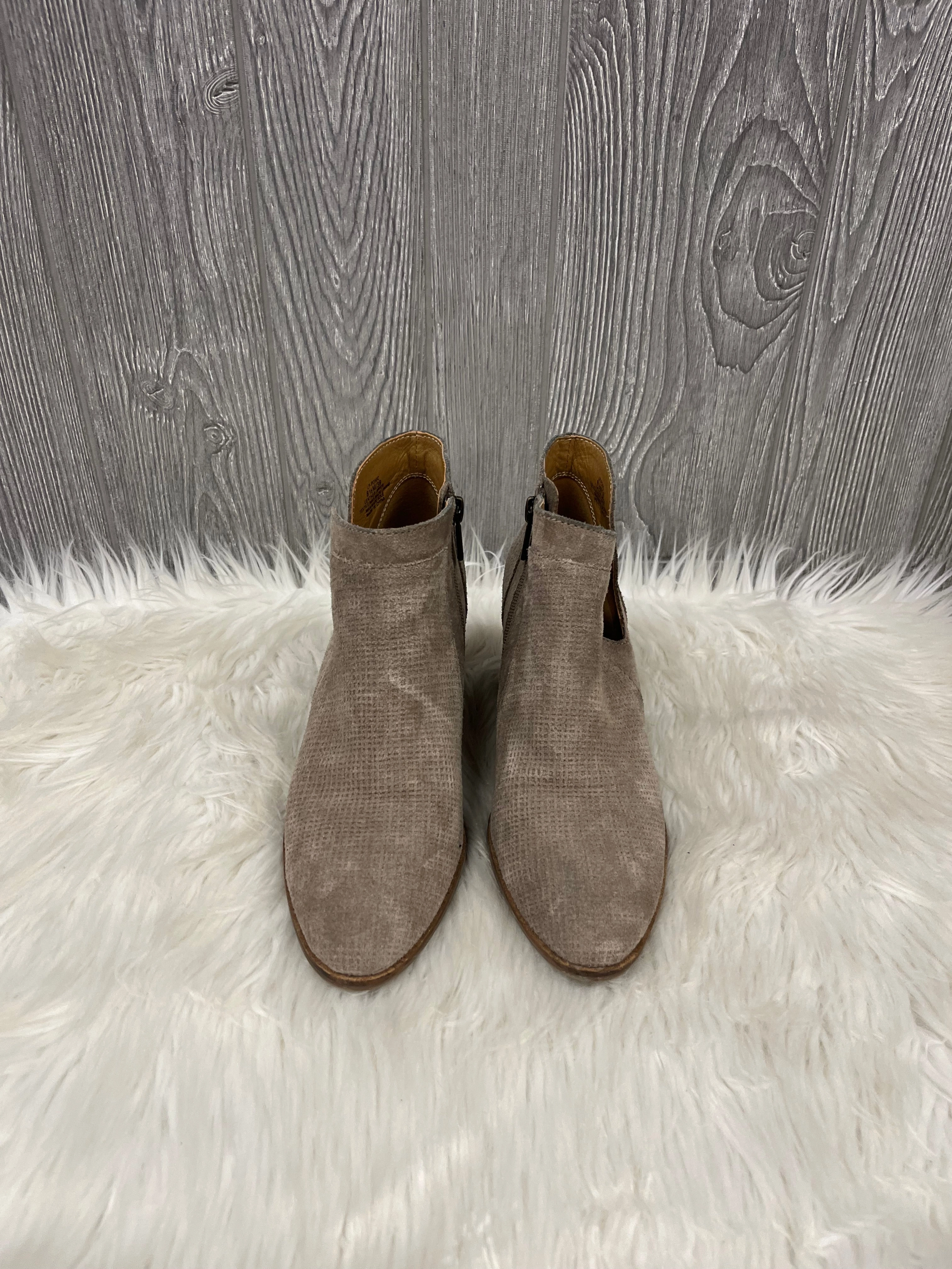 Comfortable to walk Shoes Heels Block By Lucky Brand In Brown, Size: 8.5