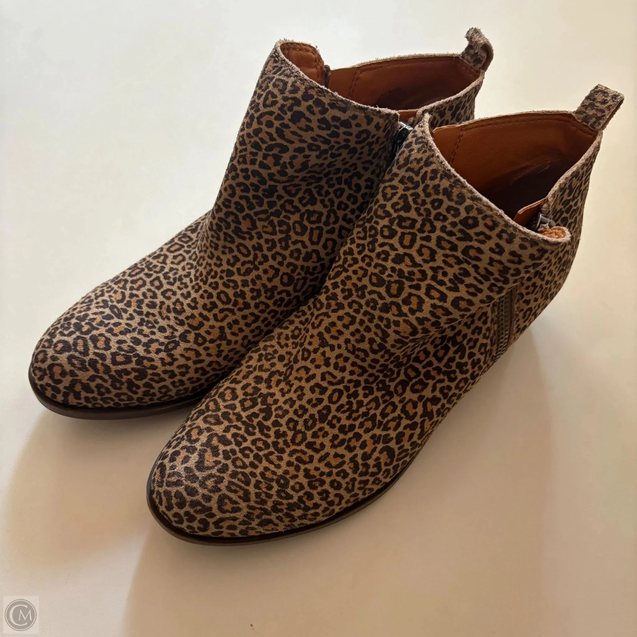 Shoes Heels Block By Lucky Brand In Leopard Print, Size: 8.5 Comfortable foot wrap
