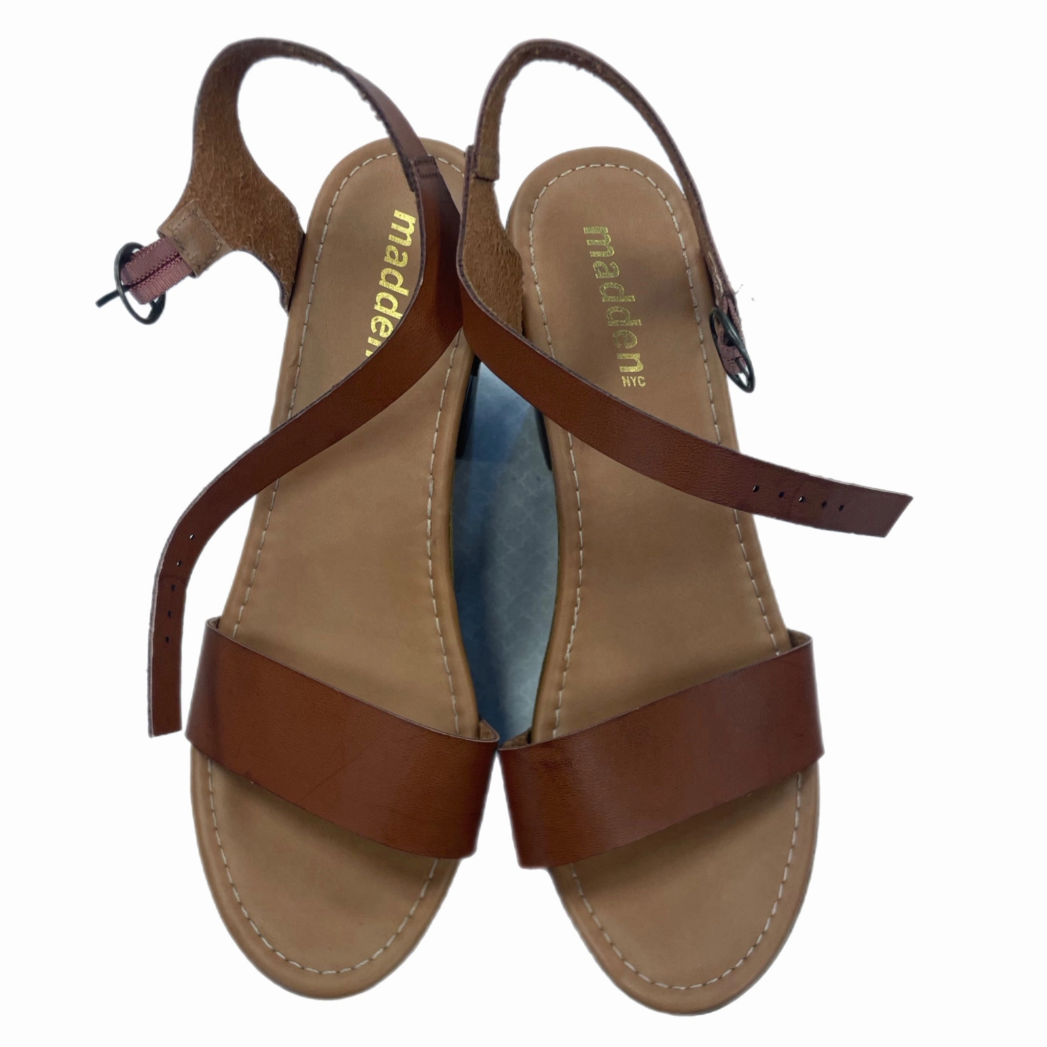 Breathable Lining Shoes Heels Block By Madden Girl  Size: 9.5