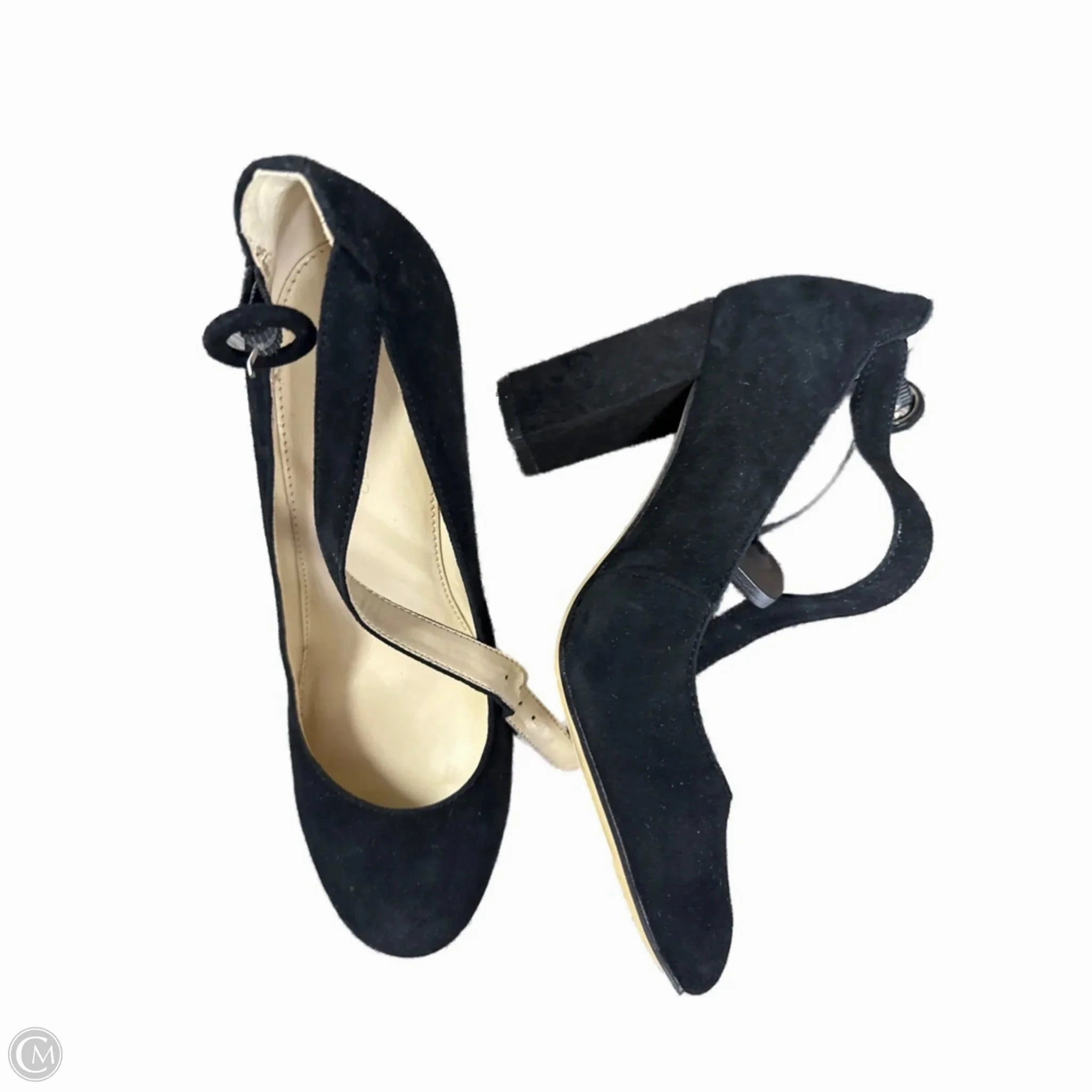 Shoes Heels Block By Marc Fisher In Black, Size: 6 High Quality Shoes Textured Finish