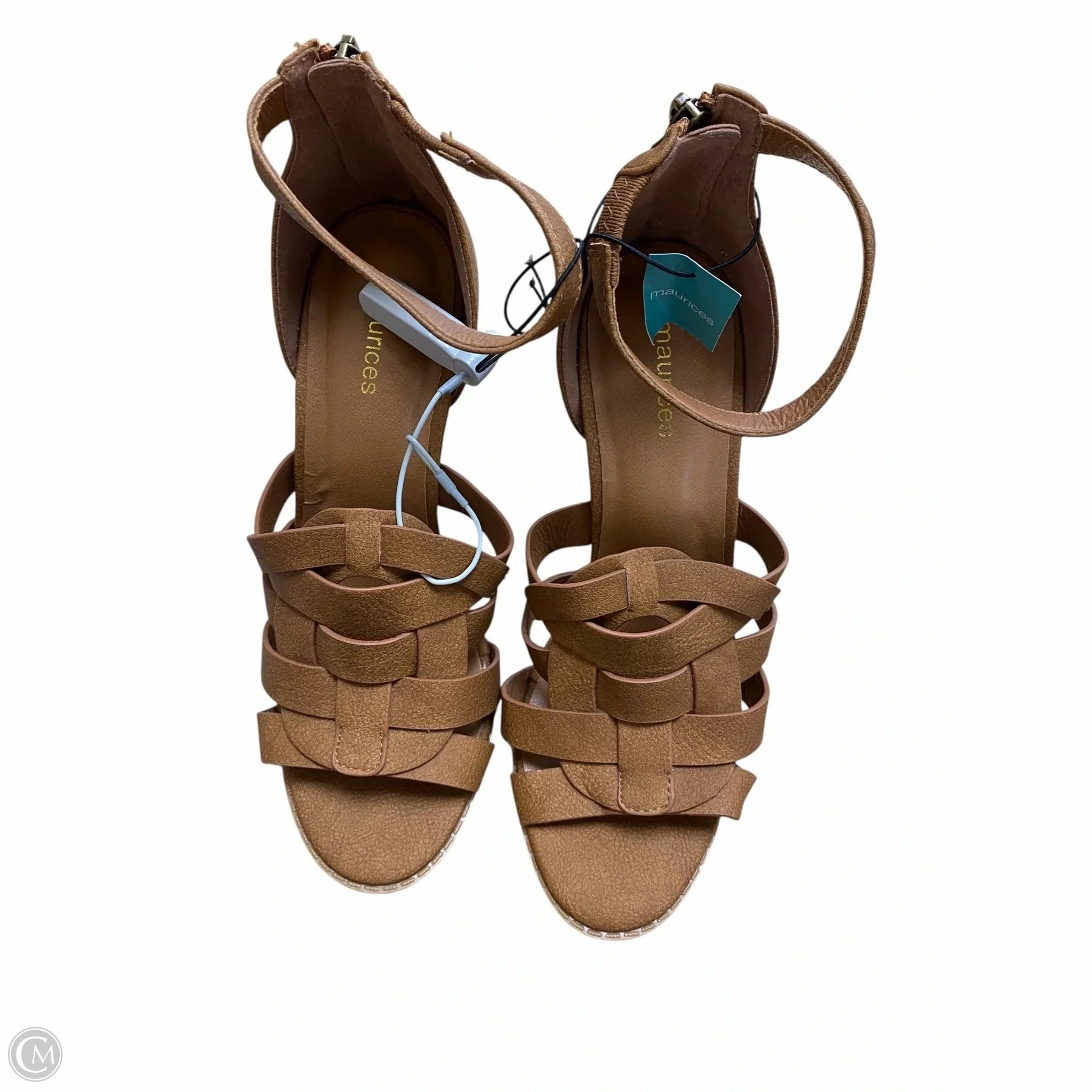 Comfort Technology Shoes Heels Block By Maurices In Tan, Size: 8.5