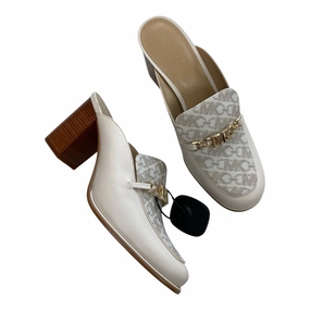 Shoes Heels Block By Michael By Michael Kors In Tan, Size:8 Colorful High Heels Classy Heels