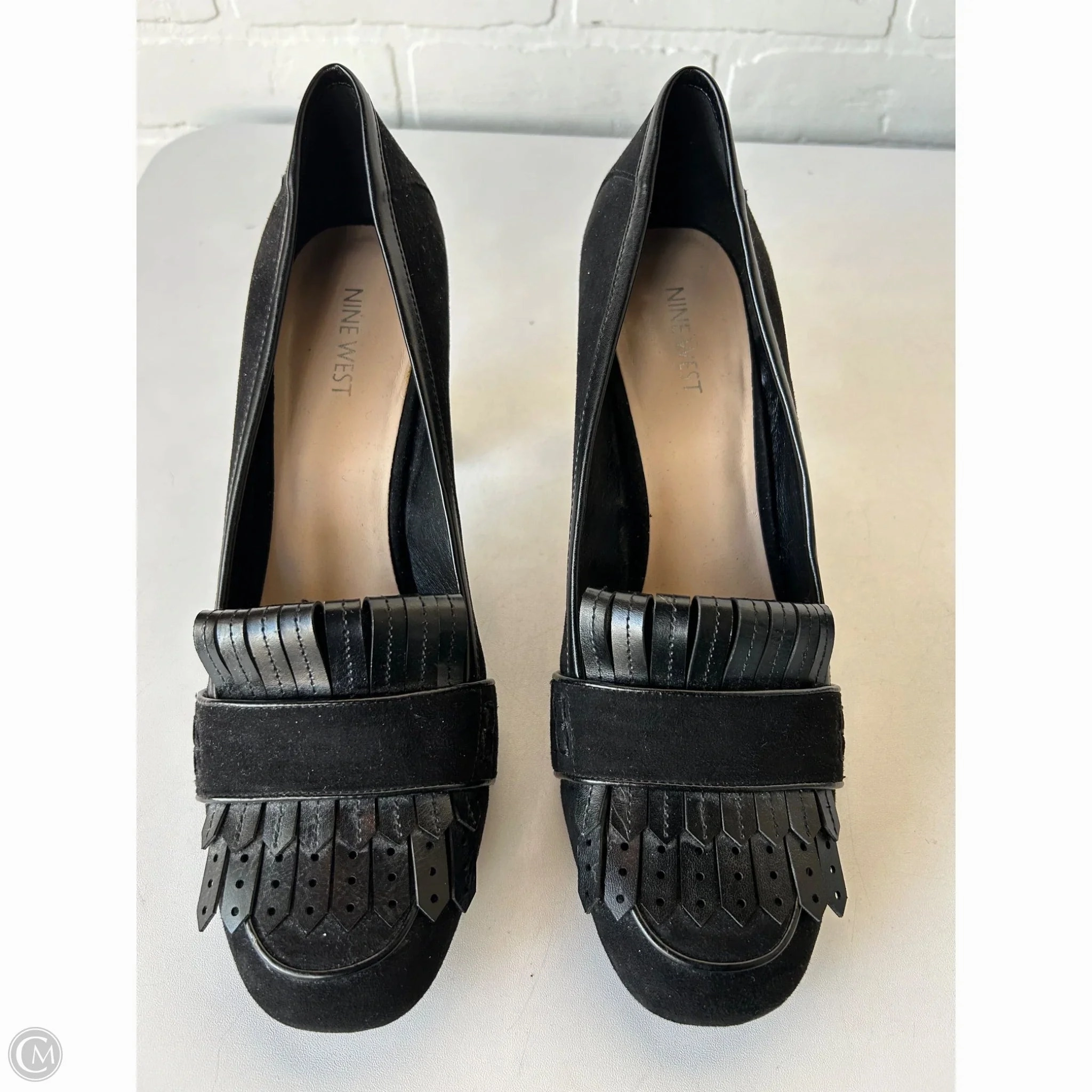 Shoes Heels Block By Nine West In Black, Size: 10 Vegan Heels Shockproof