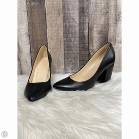 Stylish Design Shoes Heels Block By Nine West In Black, Size: 7