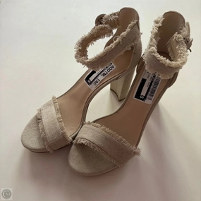 Shoes Heels Block By Nine West In Tan, Size: 8 Eva Midsole