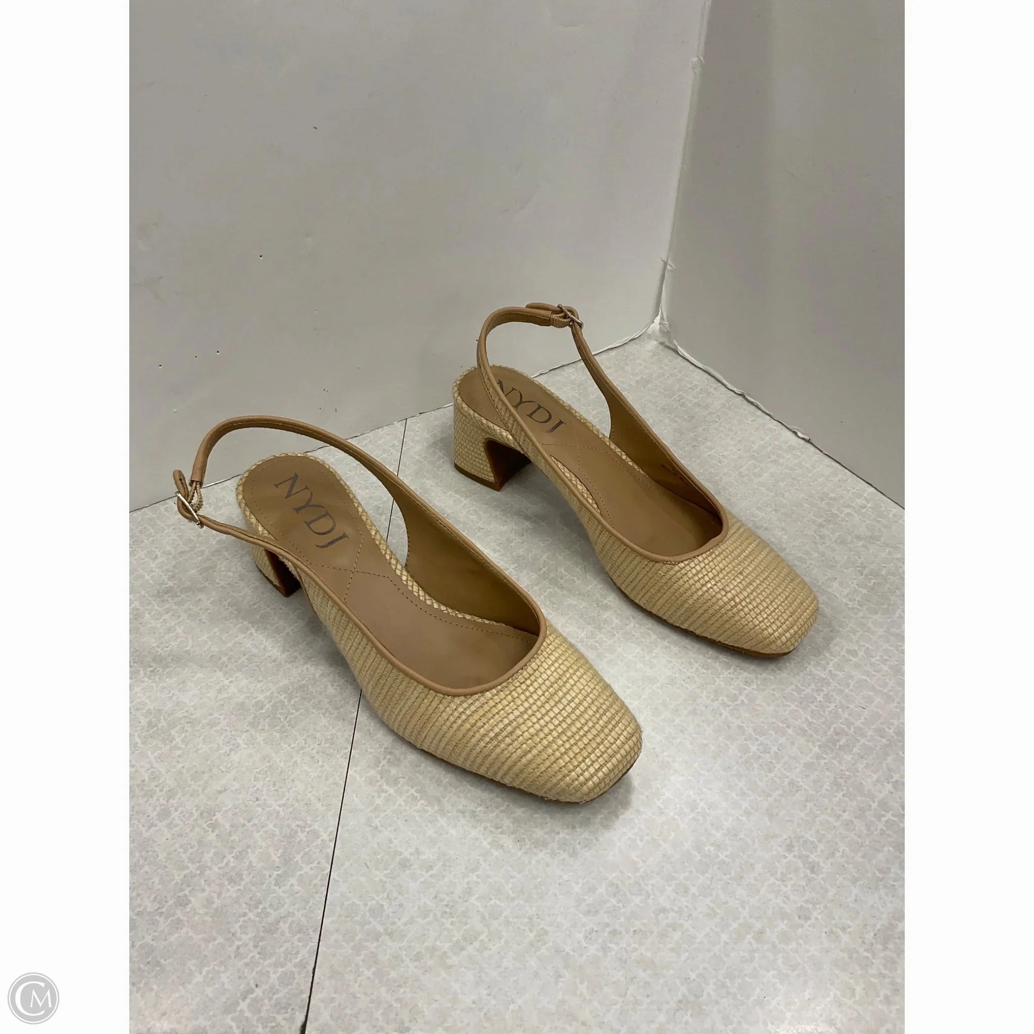 Shoes Heels Block By Not Your Daughters Jeans In Brown, Size: 8 Heeled Boots Synthetic Upper