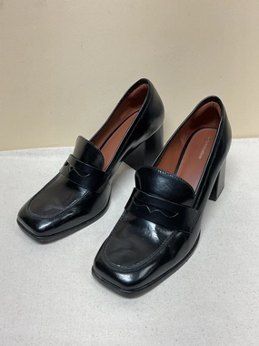 Decorative High Heels Shoes Heels Block By Reformation In Black, Size:9