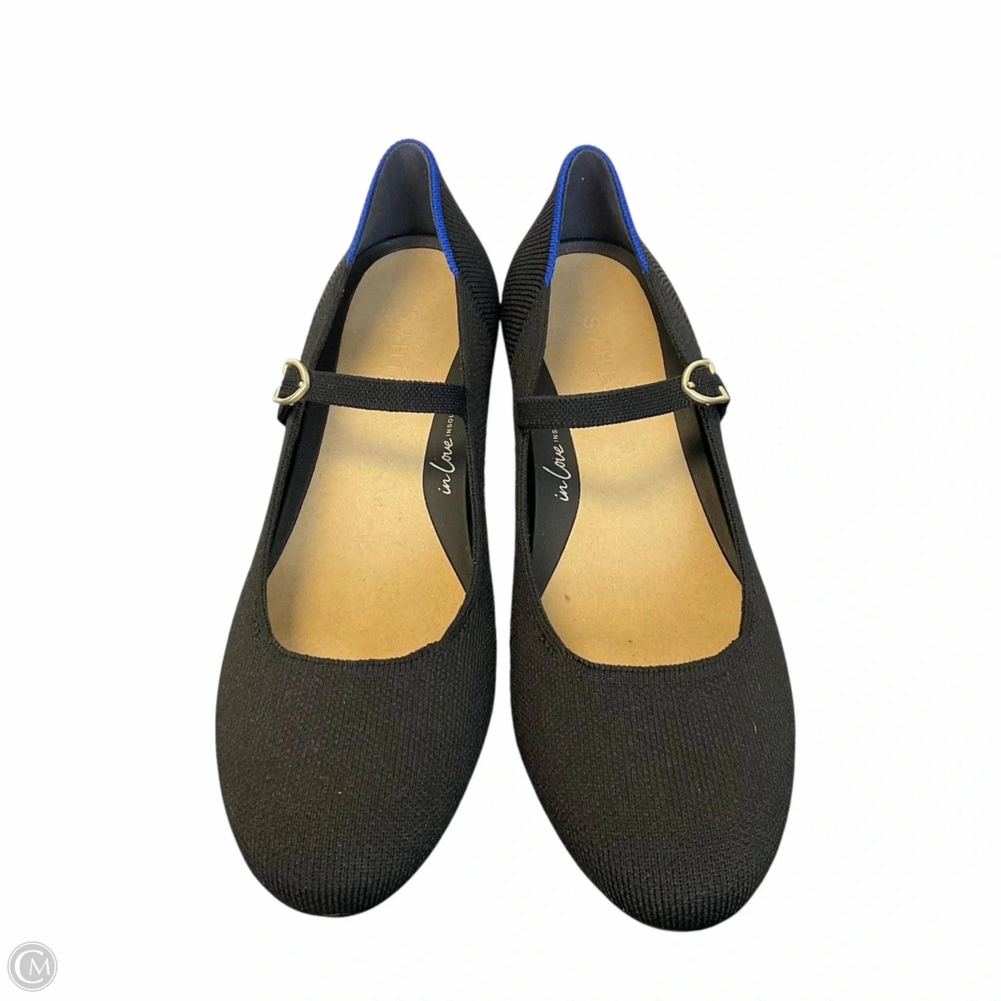 Shoes Heels Block By Rothys In Black, Size: 7 Tassel Accent PU midsole