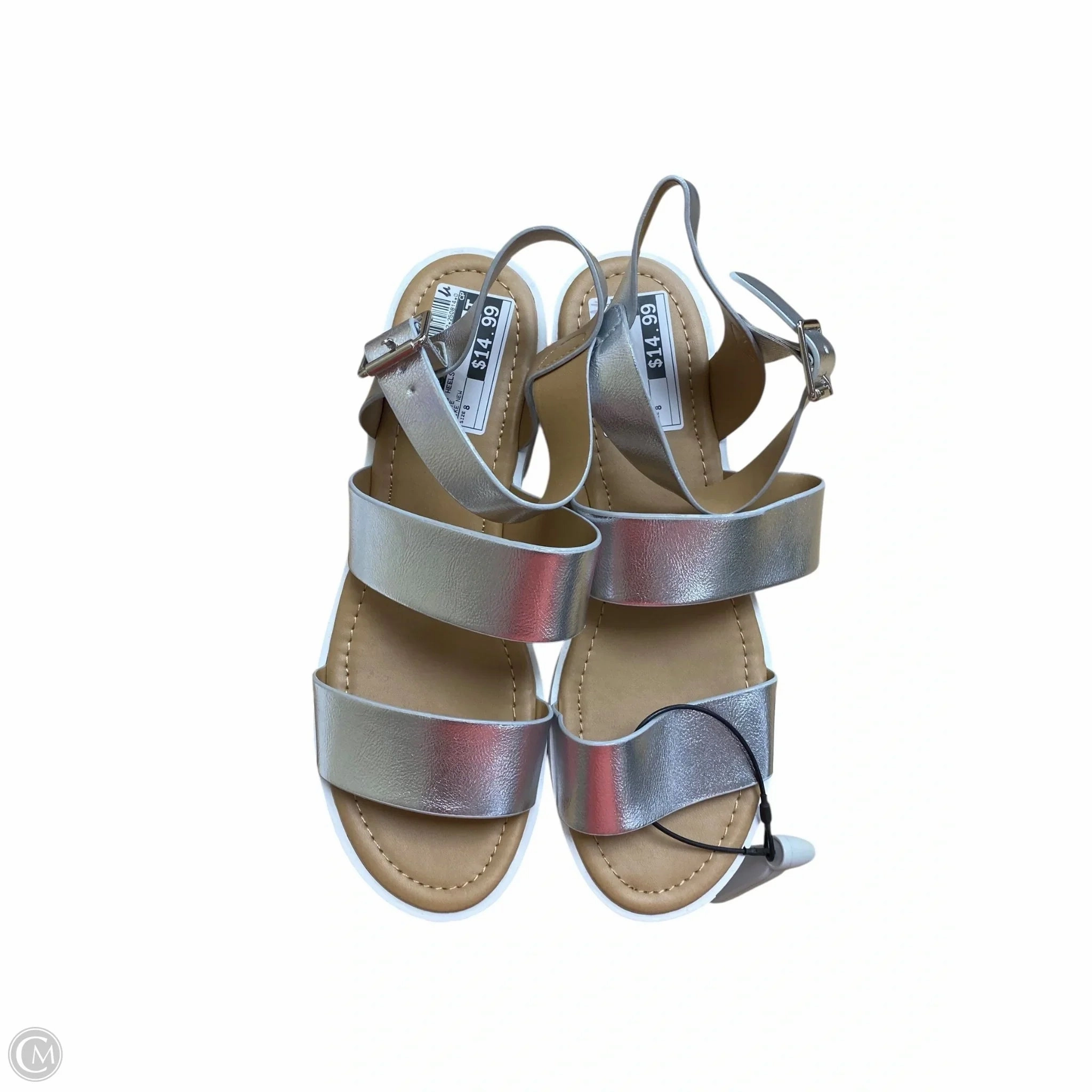 Narrow Fit Stylish Booties Shoes Heels Block By Soda In White, Size: 8