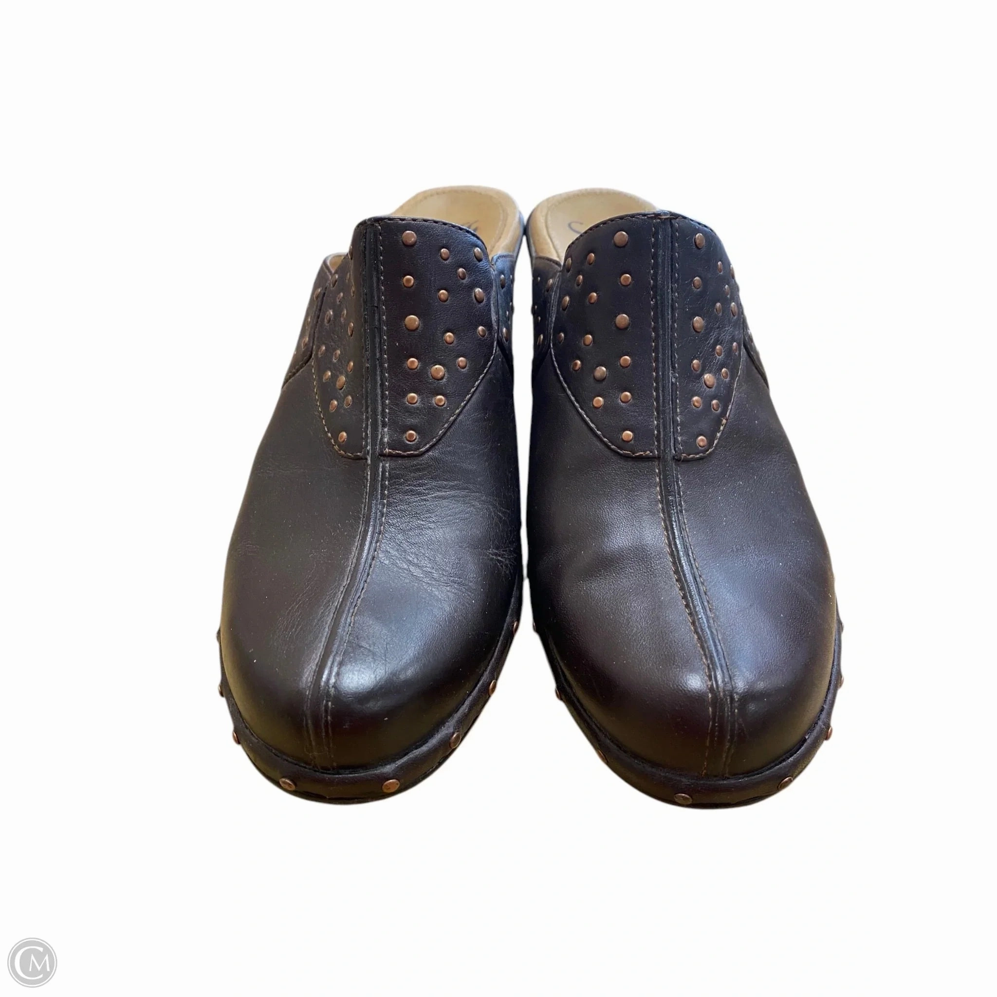 Refined Shoes Heels Block By Sofft In Brown, Size: 9