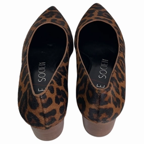 Shoes Heels Block By Sole Society In Animal Print, Size:6.5 Holiday Heels