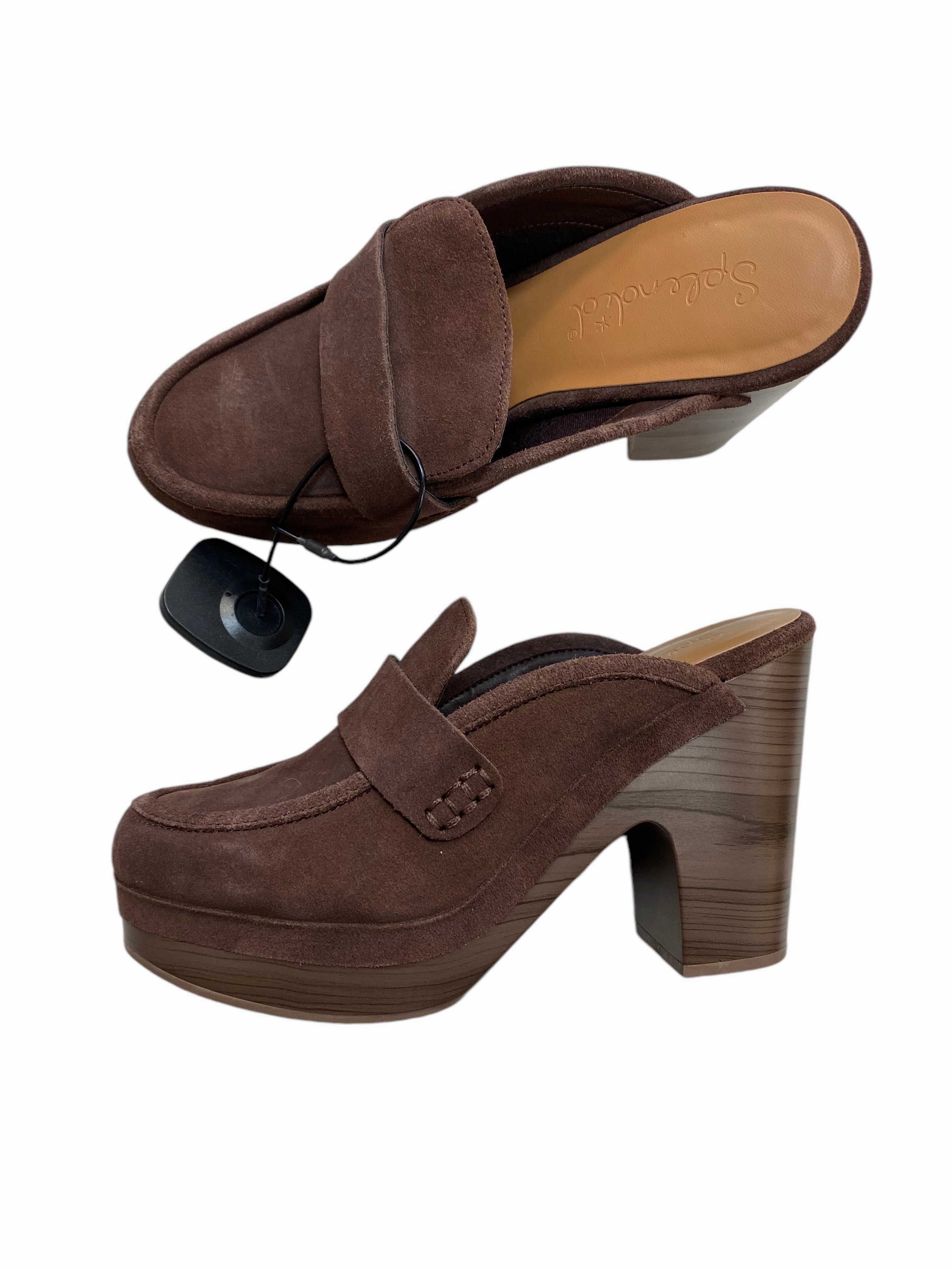 Dressy Footwear Shoes Heels Block By Splendid In Purple, Size: 7