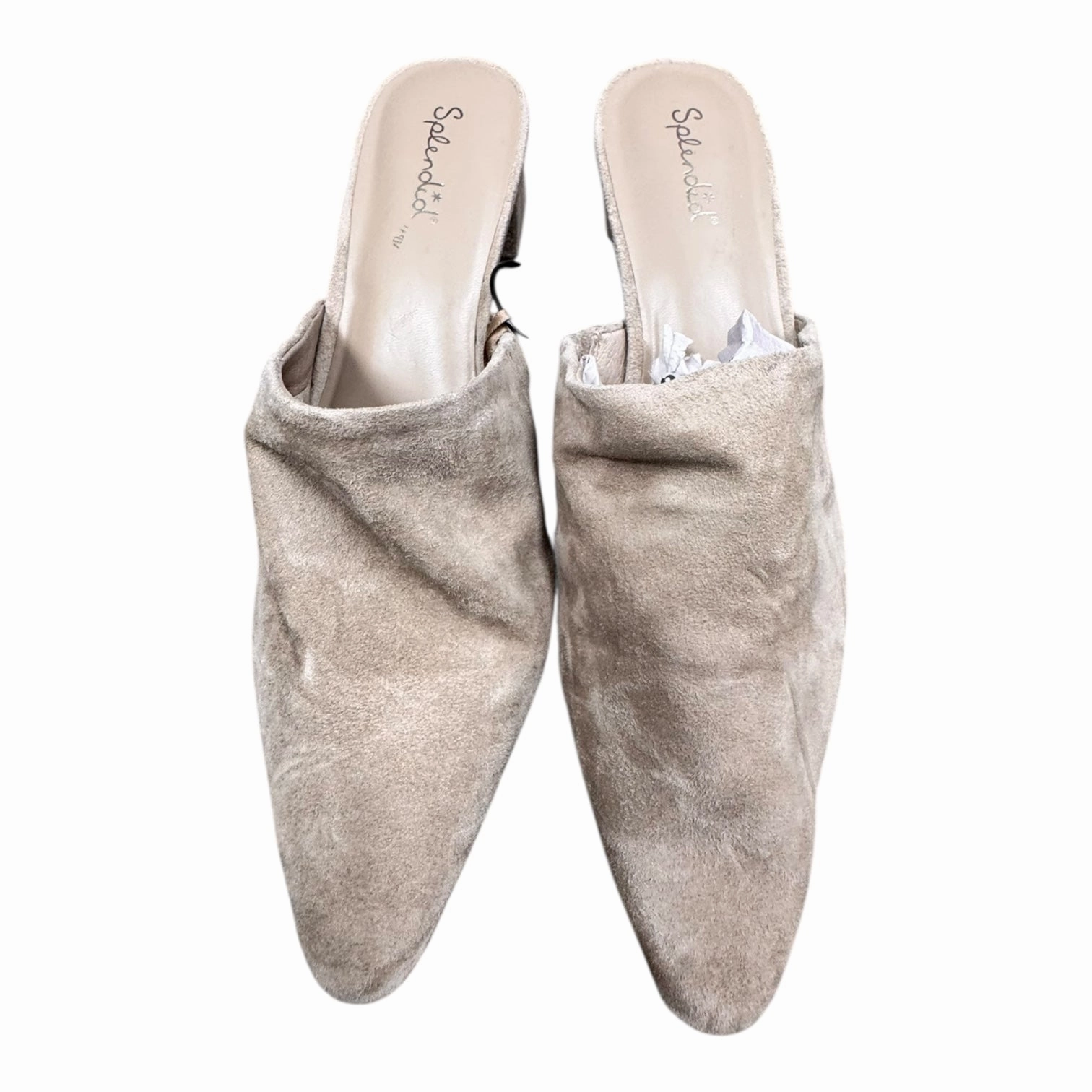 Luxury heels Sophisticated Shoes Heels Block By Splendid In Taupe, Size:8.5