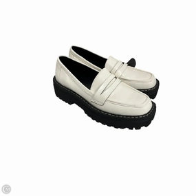 Casual Office Heels Shoes Heels Block By Steve Madden In Cream, Size: 7.5