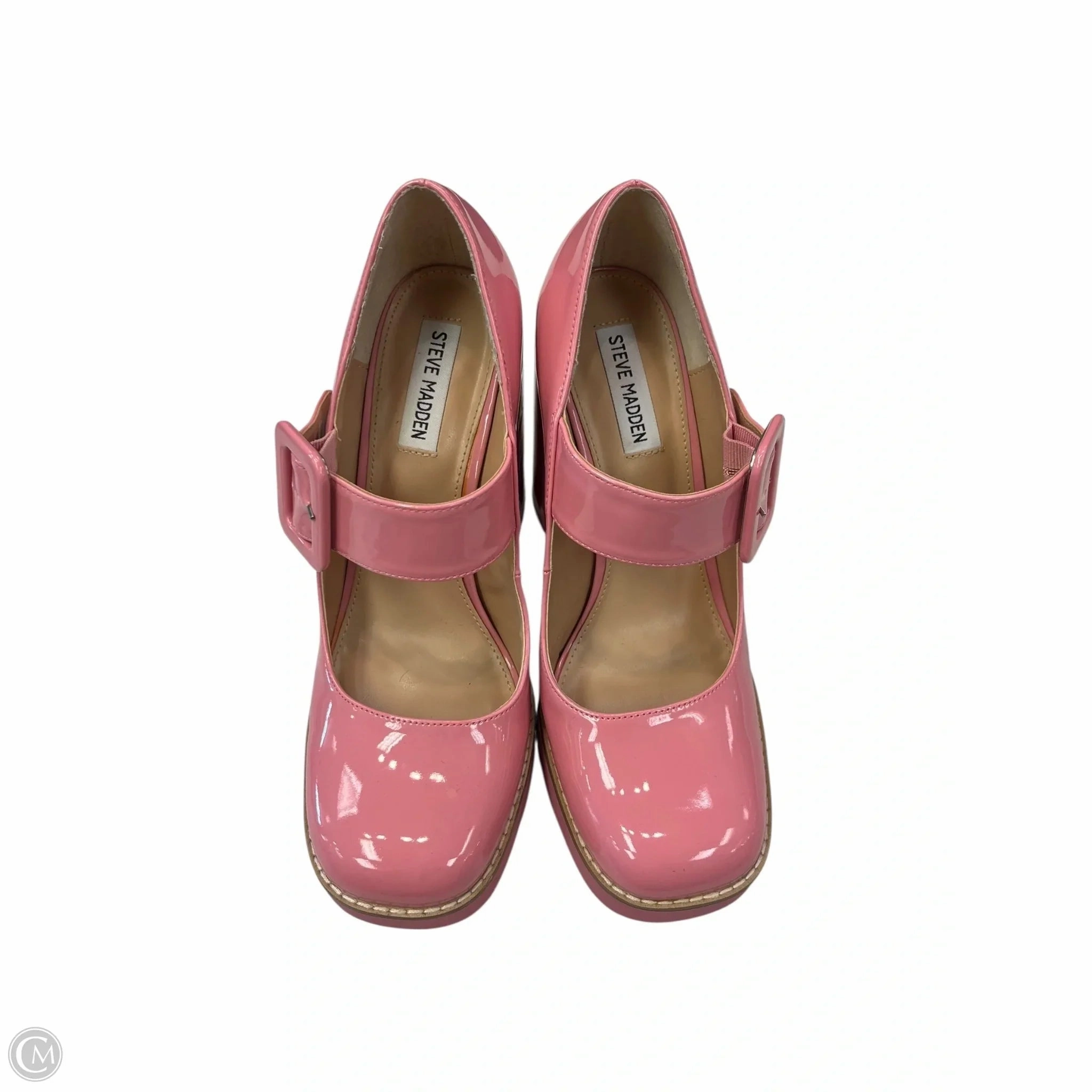 Shoes Heels Block By Steve Madden In Pink, Size: 9.5 Holiday Party Footwear