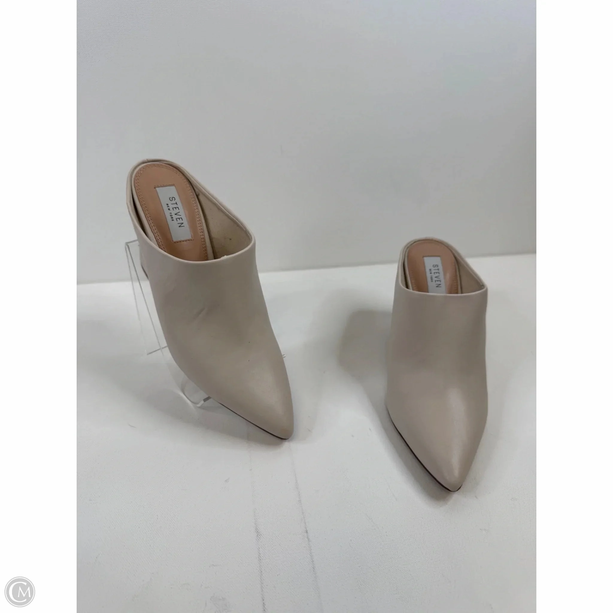 Bridal Shoes with Embellishments Easy To Clean Shoes Heels Block By Steve Madden In Pink, Size: 9