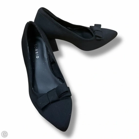 Breathable Upper Shoes Heels Block By Torrid In Black, Size: 8
